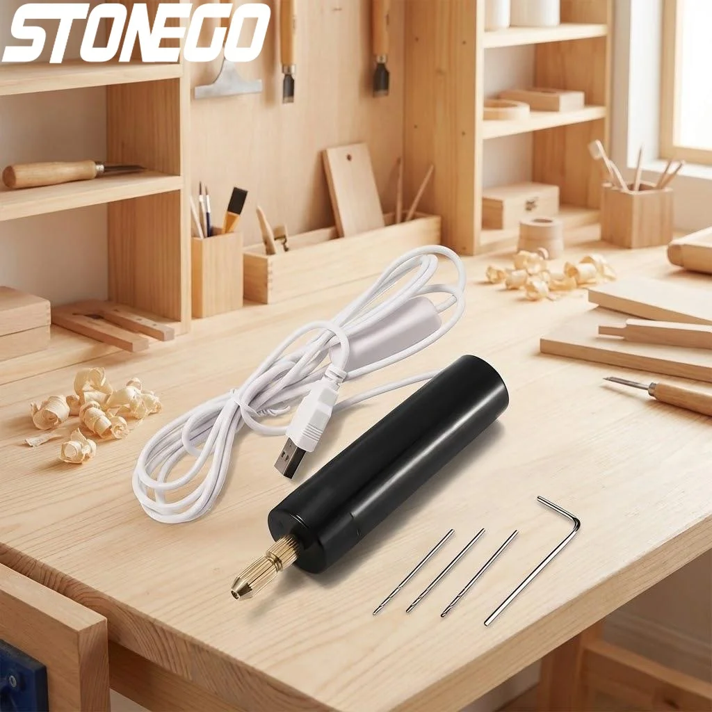 

Миниатюрная портативная электрическая дрель с питанием от USB для DIY, изготовления украшений, деревообработки и гравировки