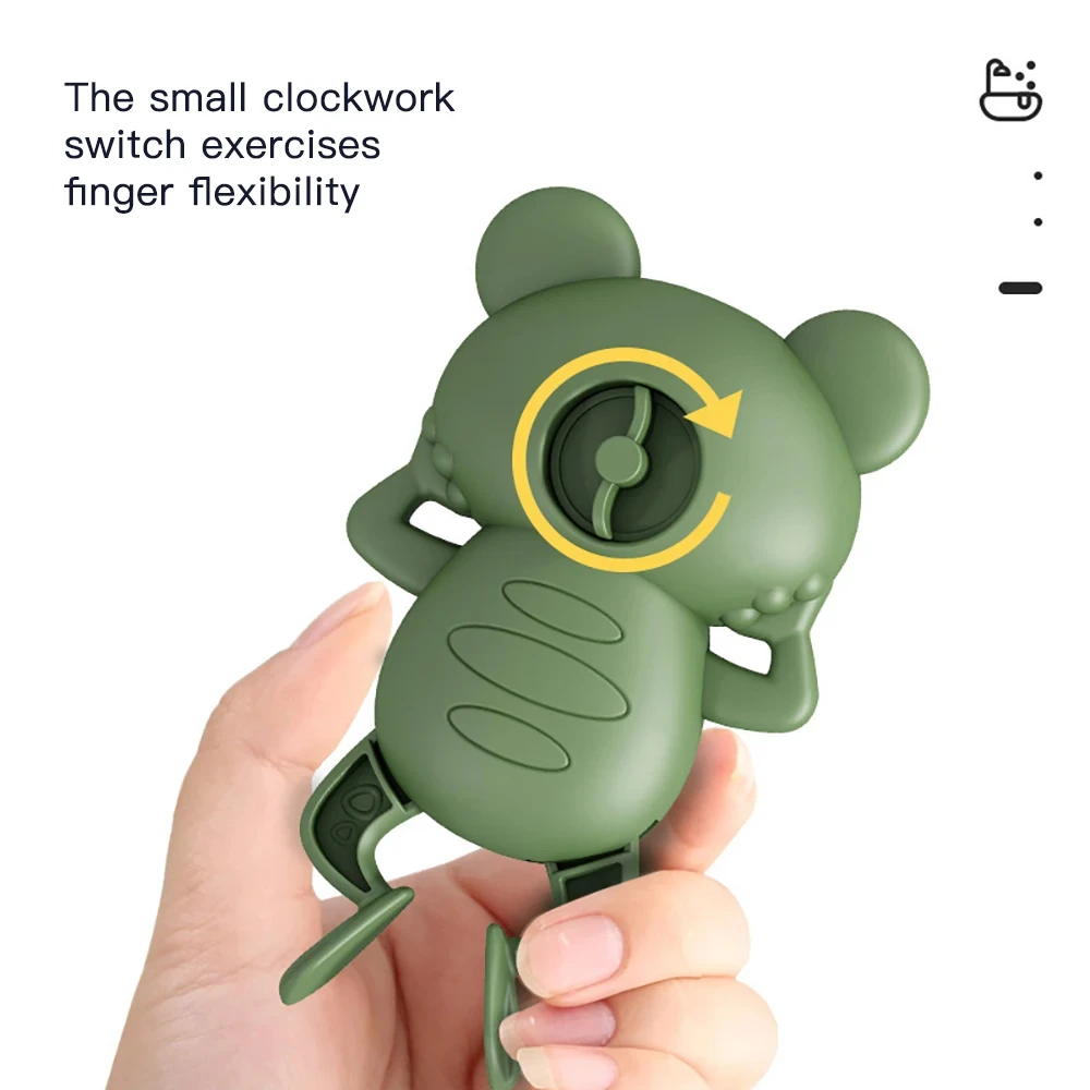 Chuveiro de bebê relógio bonito animal natação sapo quando banho do bebê no banheiro brinquedo de água do bebê crianças relógio brinquedos de banho brinquedos do banheiro