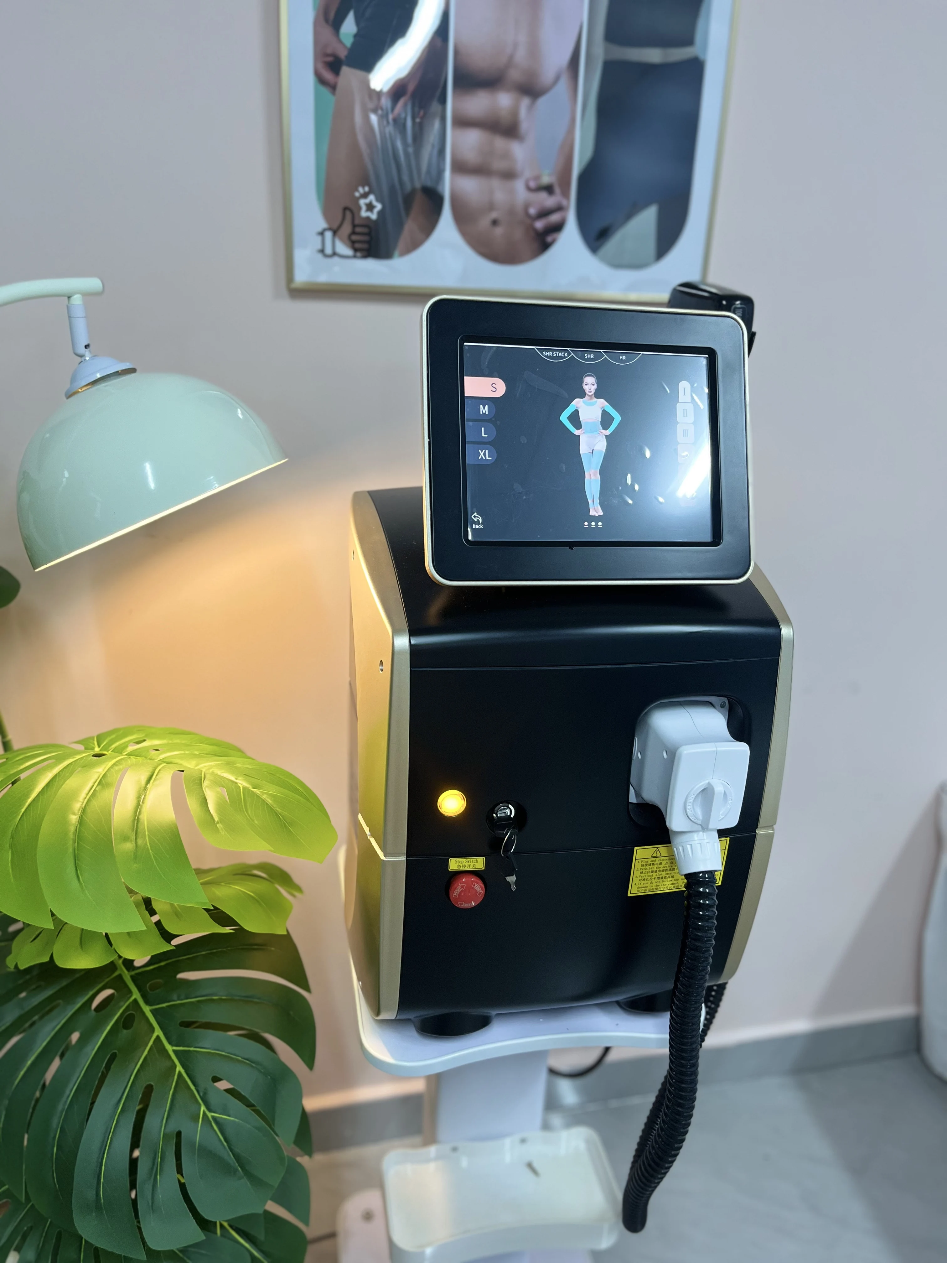 

Newest Portable 808nm Diode Laser Hair Removal Machine Cooling Head Painless Professional Laser Epilator Face Body Hair Removal