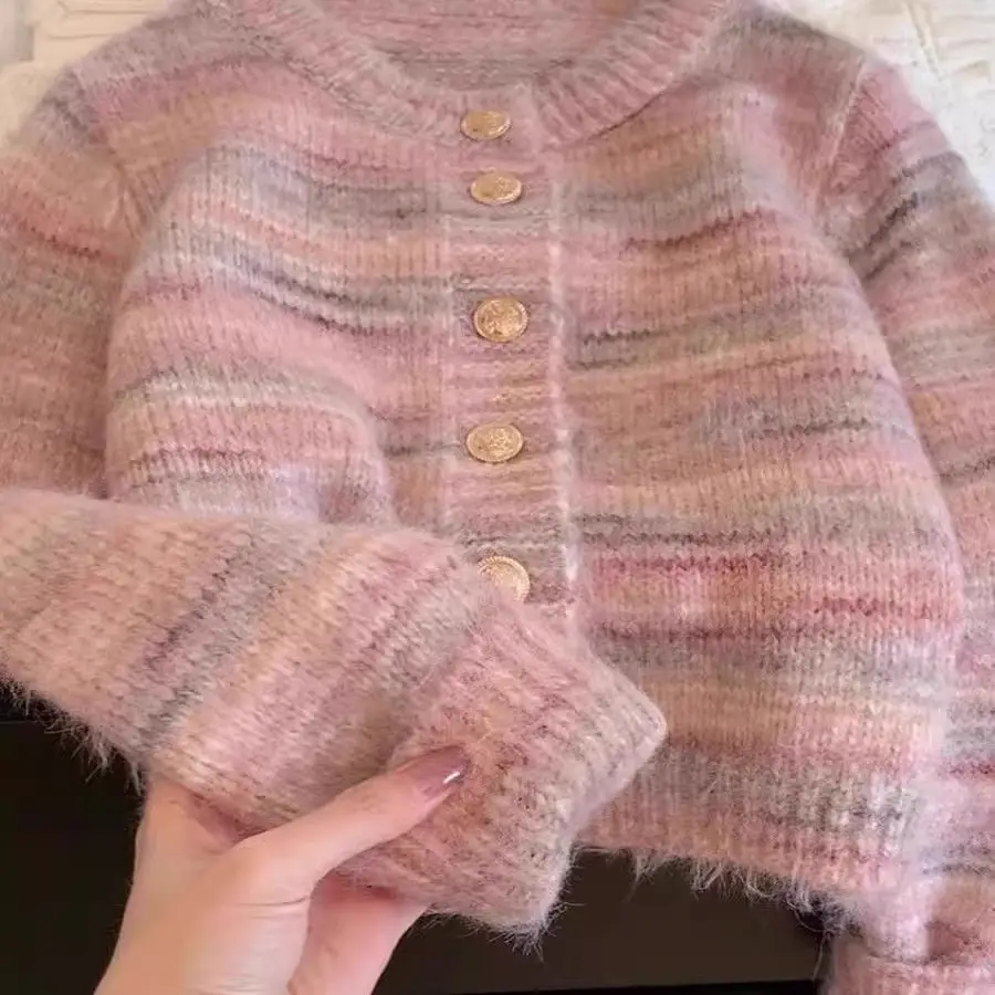 

Tweed Jacket Mid Woman Womens Summer Elegant Minimalism Exquisite Light Panelled Irregular Vintage Hollow Lace-Up Professional