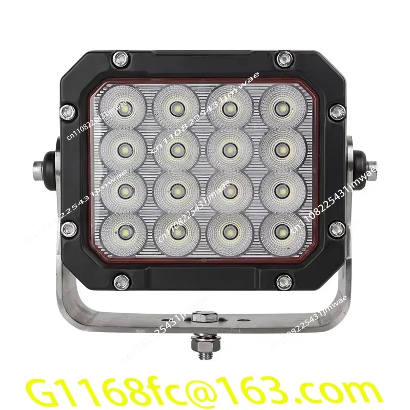 IP68 waterproof mining light 12V 24v heavy duty lighting 7 inch 1600W 12800LM mm floodlight rectangular work light part