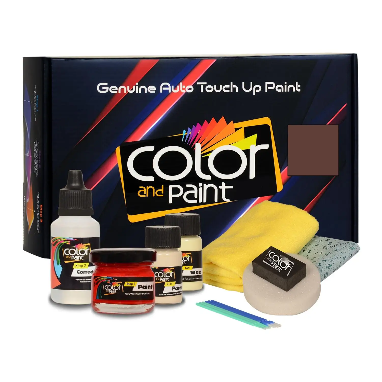 Color and Paint compatible with Lincoln Automotive Touch Up Paint - CINNABAR MET - 5C - Basic Care