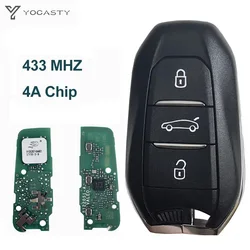 YOCASTY Original PCB Smart Car Key Keyless Go For PEUGEOT 208 308 508 CITROEN C4 C3 DS4 DS5 2017 2018 2019 2020 2021 2022