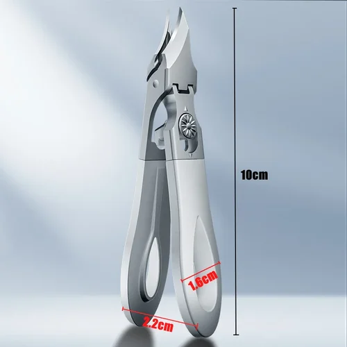Imagen 2 del producto Cortauñas con bisel especial antirrespingos, cortauñas puntiagudos con gran apertura para recortar uñas gruesas para personas mayores