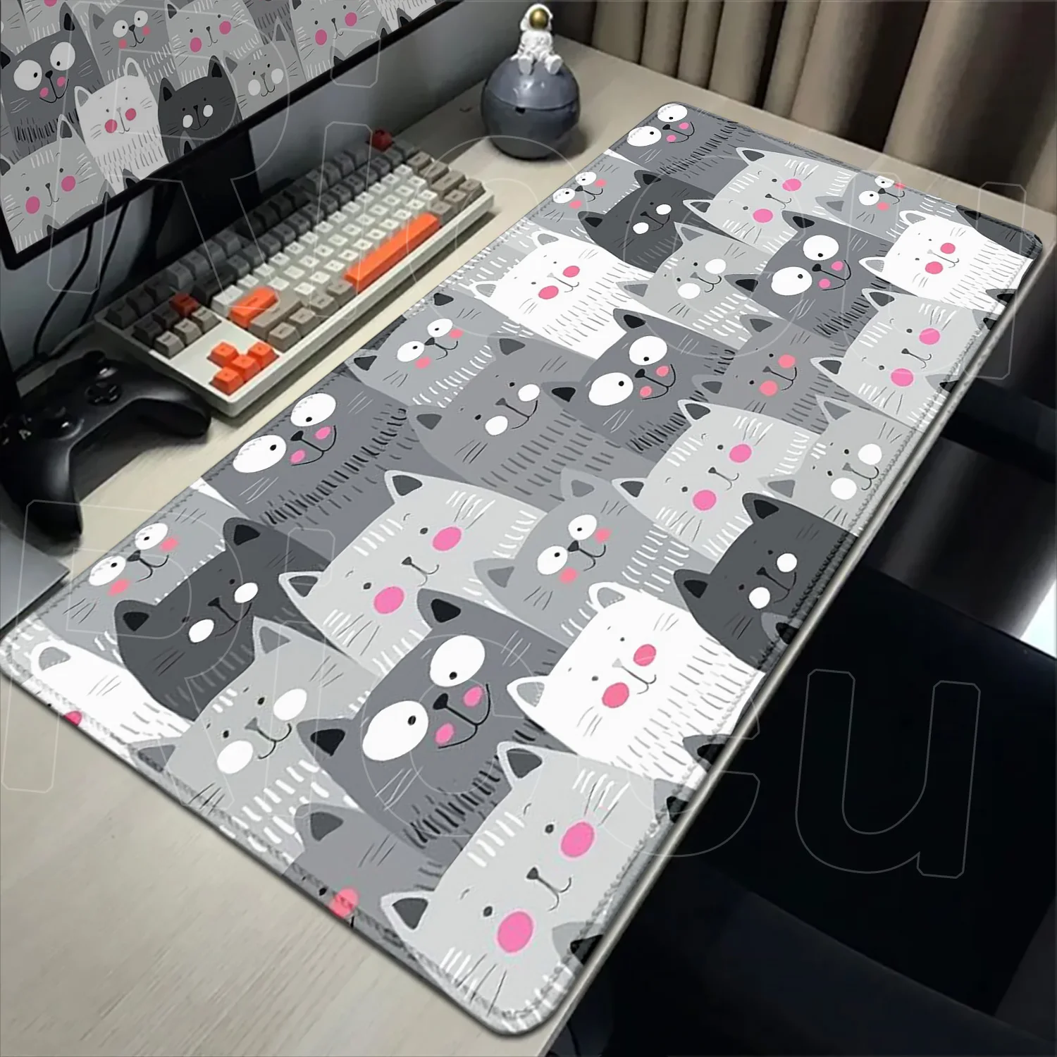 

Anime Xxl Mouse Pad Gaming Accessories Cartoon Cat Keyboard Mousepad Gamer Desk Mat Cute Computer Offices Pc Cabinet Kawaii Mice