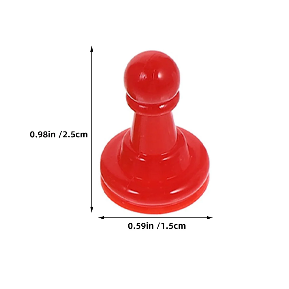 80 szt. Małe plastikowe elementy do gier planszowych, wielokolorowe, przenośne, wytrzymałe, łatwe w obsłudze, wymienne żetony, znaczniki stołowe.