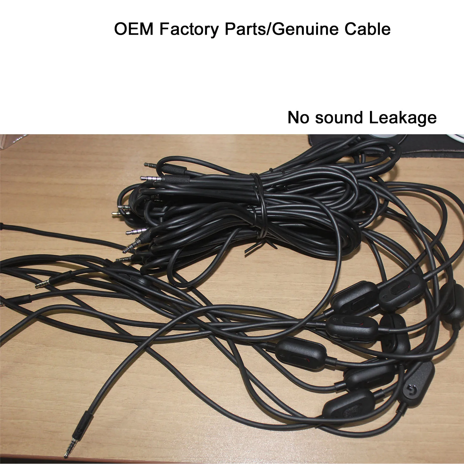 Câble De Rechange Tressé 1,8m Pour Casque Logitech G Pro X / G Pro / G433 / G233 - 3,5mm Avec Muet & Volume En Ligne - Noir Nylon Robuste