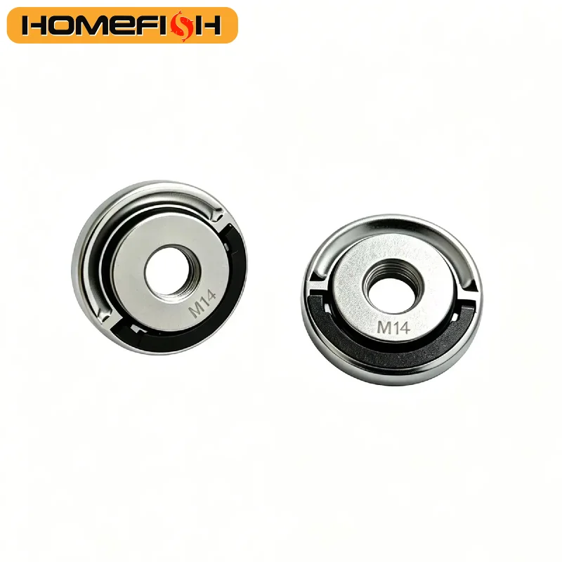 M14 Angle Grinder Quick Release Self-Locking Grinder Pressing Plate Flange Nut Power Chuck for Replacement/Fixing Cutting Discs