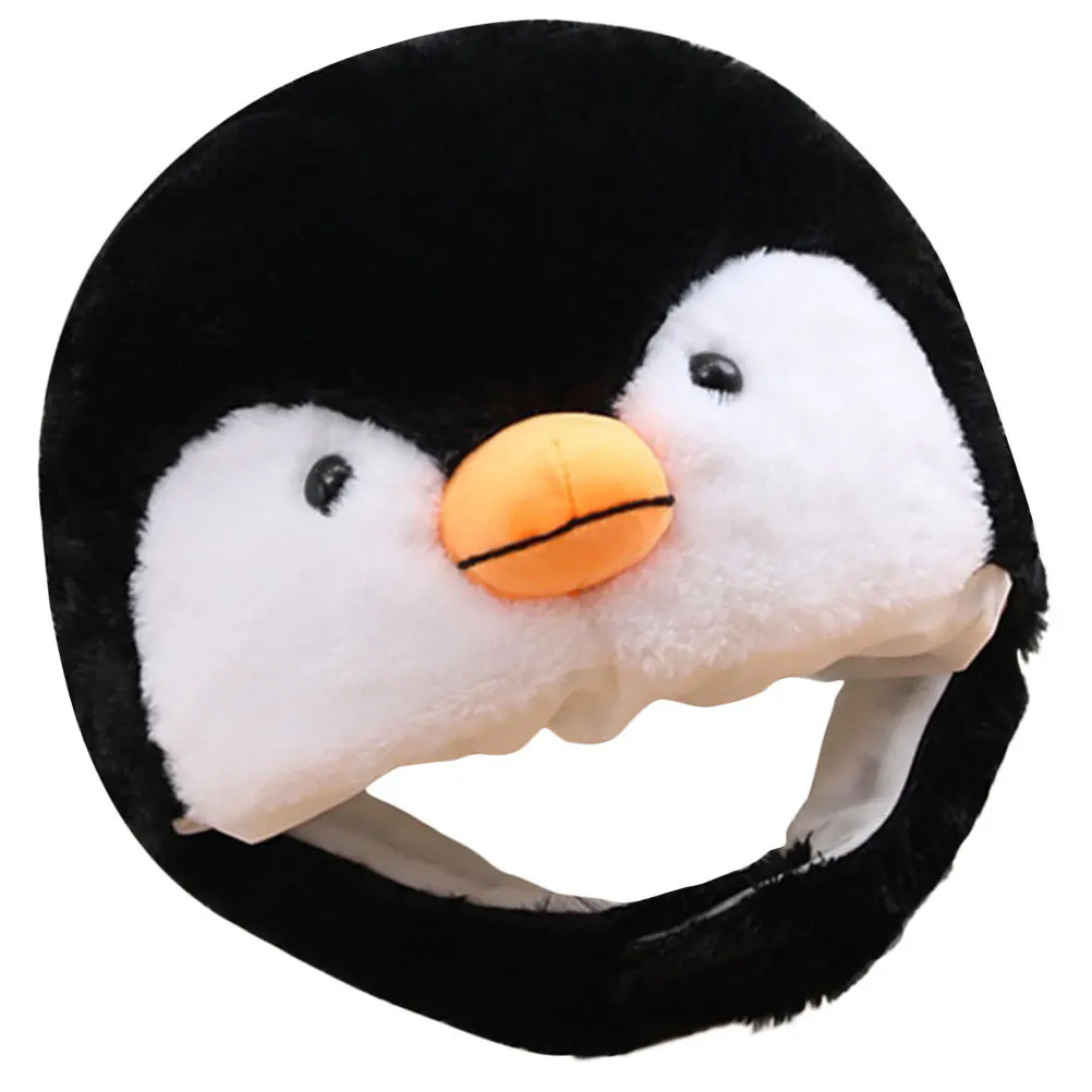 

Penguin Shaped Headwear Comfortable Material Party Costume Hat Halloween Carnival Cosplay Performance Hat for Men Women Teens
