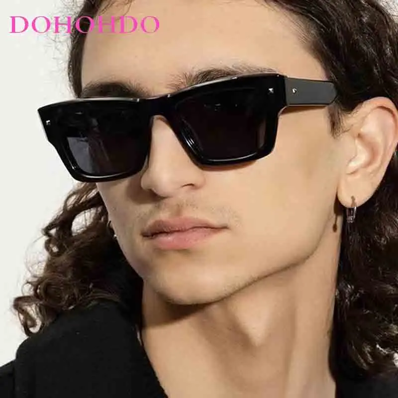 

Fashion New Square Sunglasses Men Retro Trending Rivets Luxury Brand Design Eyewear Shades UV400 Women Sun Glasses Lentes De Sol