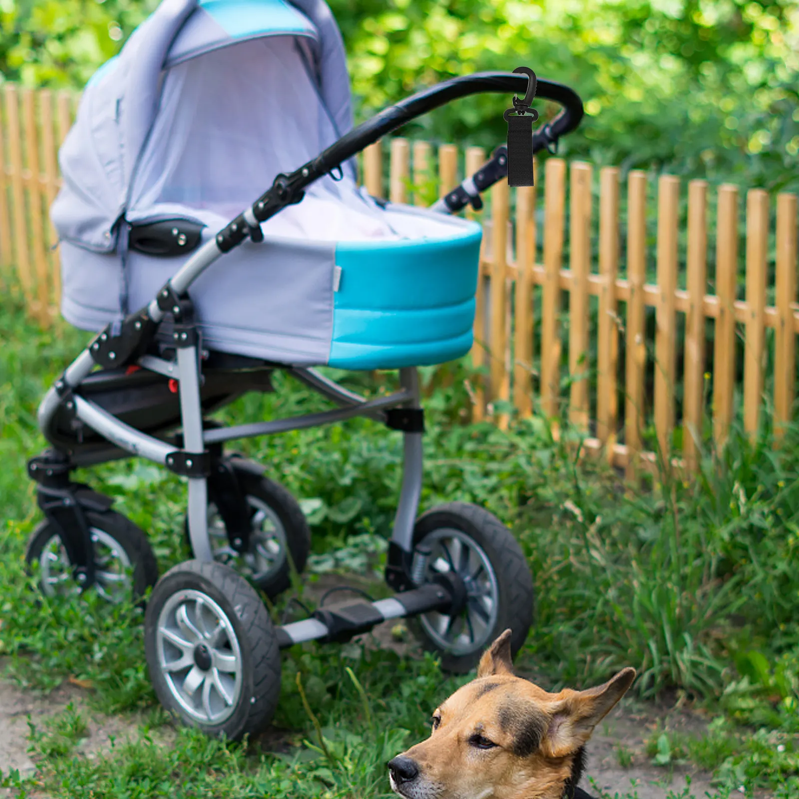 8Pcs Stroller Purse Hook Compact Strong Load-Bearing Rotating Design for Baby Carriage Bag Diaper Carrier Stroller Hook