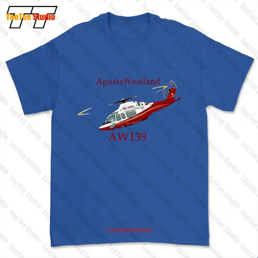 Agustawestland Aw139 Helicopter 01 T-shirt Tee VO2C