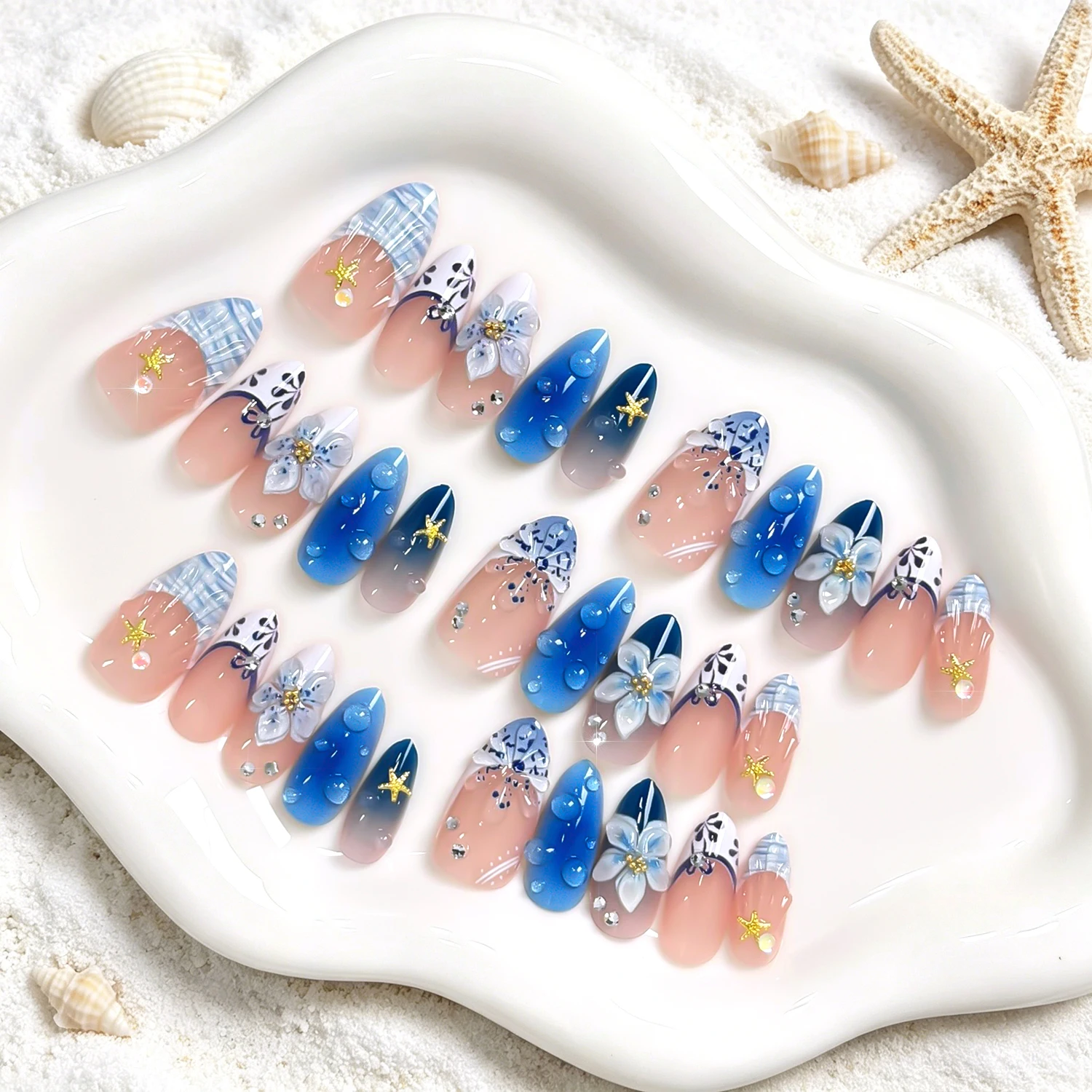 10/30 stuks Zomer Strandvakant - Nail Art Xs recensie en prijs