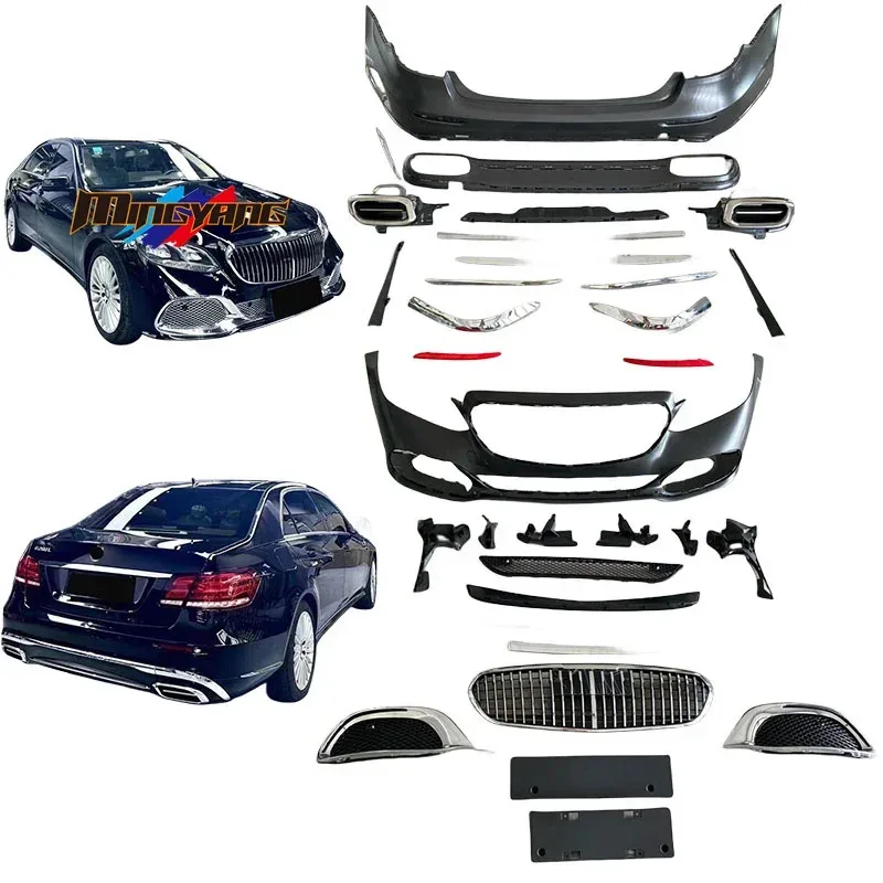 

PP пластик W212 2014-2016 Обновление W223 s Design Автомобильные бамперы Bodykit для E Class W212 LC
