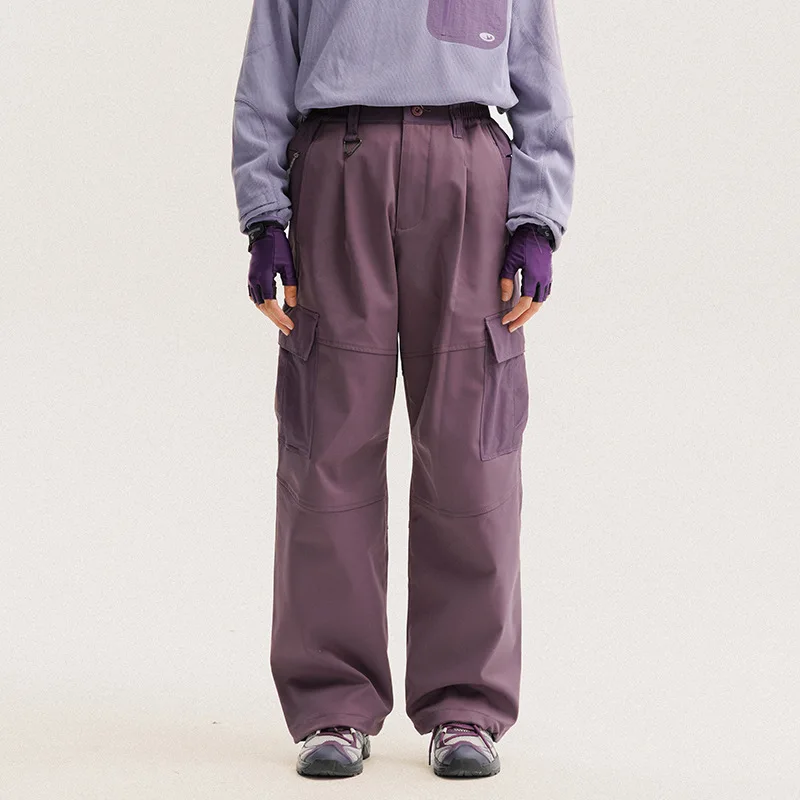 

Мужские и женские водонепроницаемые дышащие мягкие свободные повседневные брюки-карго Techwear, брюки для спорта на открытом воздухе, дорожные брюки с несколькими карманами