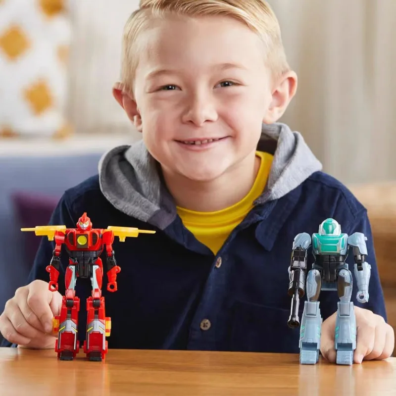 

Original Hasbro Transformers EARTHSPARK TERRAN TWITCH ROBBY MALTO CYBER COMBINER Anime Figure Action Toy Collection Model