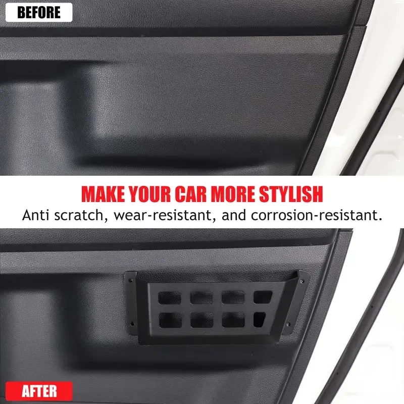 

Aluminum Alloy For Toyota Land Cruiser Prado LC250 250 2024 2025 Car Door Panel Storage Basket Stowing Tidying Accessories