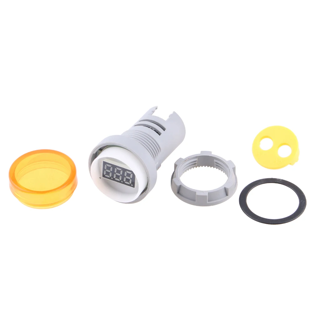 0-99Hz ดิจิตอลจอแสดงผลไฟฟ้า Hertz เมตรความถี่ไฟแสดงสถานะ AC สีแดง Combo Tester สีเขียวสีขาวสีเหลือง