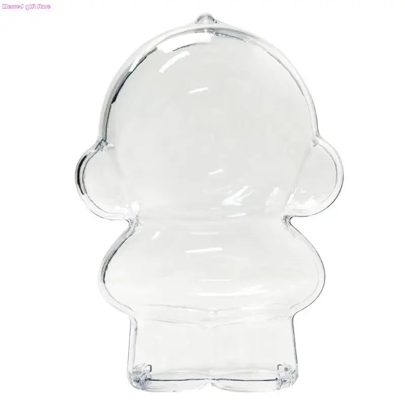 D0JC Clear Acrylic Display Case With Dustproof Seal for Collectible Doll Preservation and Storage Solution