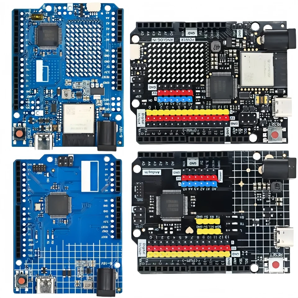 وحدة لوحة تطوير UNO R4 Minima WIFI لوحة أم رسمية متوافقة مع تحكم تعلم برمجة Arduino