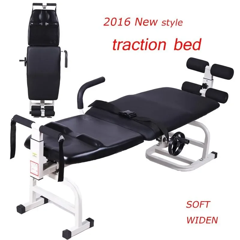 New Therapy Massage Bed Table Cervical Integrated Lumbar Traction Bed Body Stretching Device