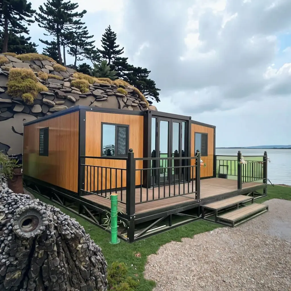Fast Assemble Container House Eco-friendly Modular Shipping Folding Container House Family Camping Simple Folding House Home
