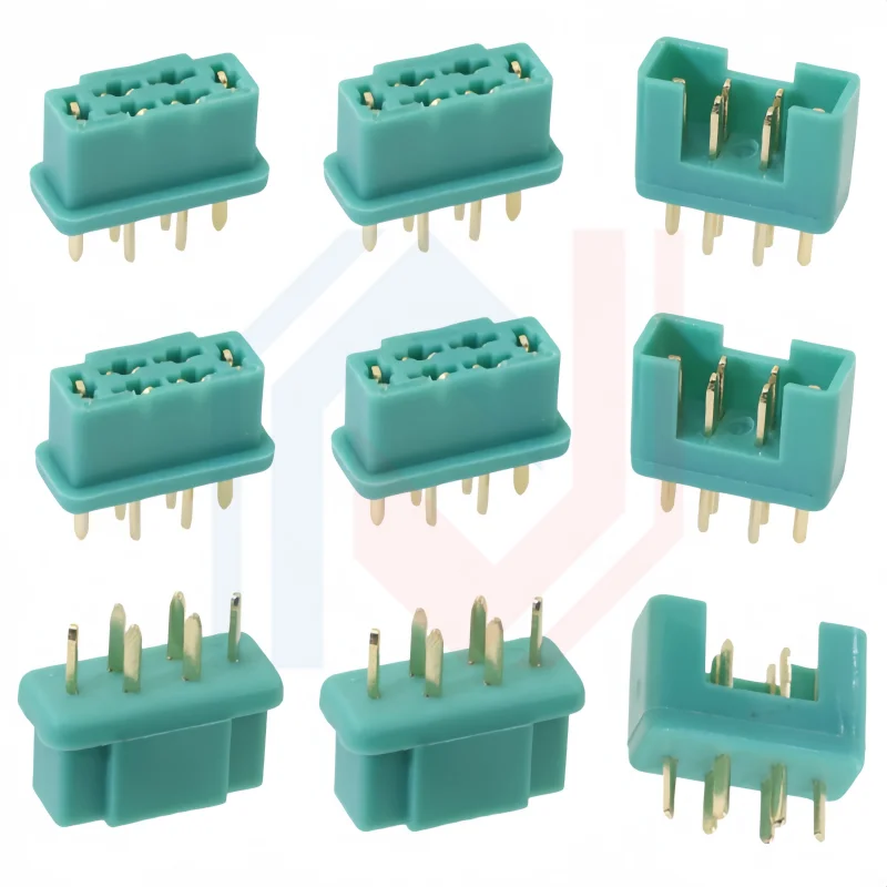 

MPX Multiplex Connector Male Female Plug 24K Gold Plated 6Pin AM-1016 for RC Glider Signal Line Connection Accessories