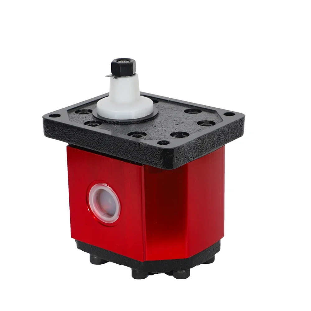 High Pressure Oil Transfer Gear Pump KGP3E8 Series for Farm Machinery with Red Anodization