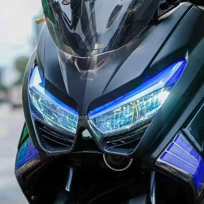 Hoog-Dimlicht Led Motor Richtingaanwijzer Koplamp Voorlamp Voor Yaaha Nmax Motorfiets Accessoires Onderdelen