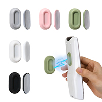 Magnetic Remote Control Holder Wall Mount Hole Free Upgrade Remote Control Organizers Storage Self-Adhesive