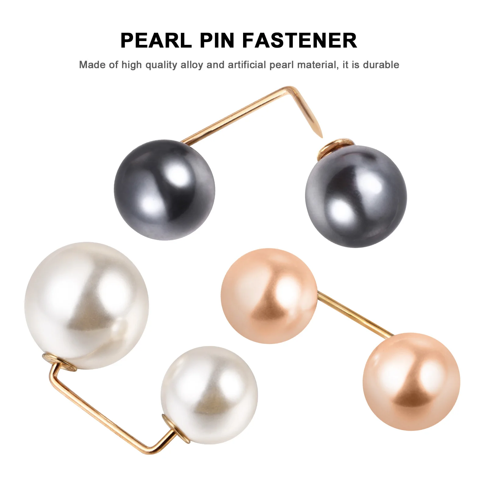6pcs Faux Pins Women Women Safety Pins Shawl Collar Skirt Buttons Collar Skirt Buttons Clothes Dresses Gifts