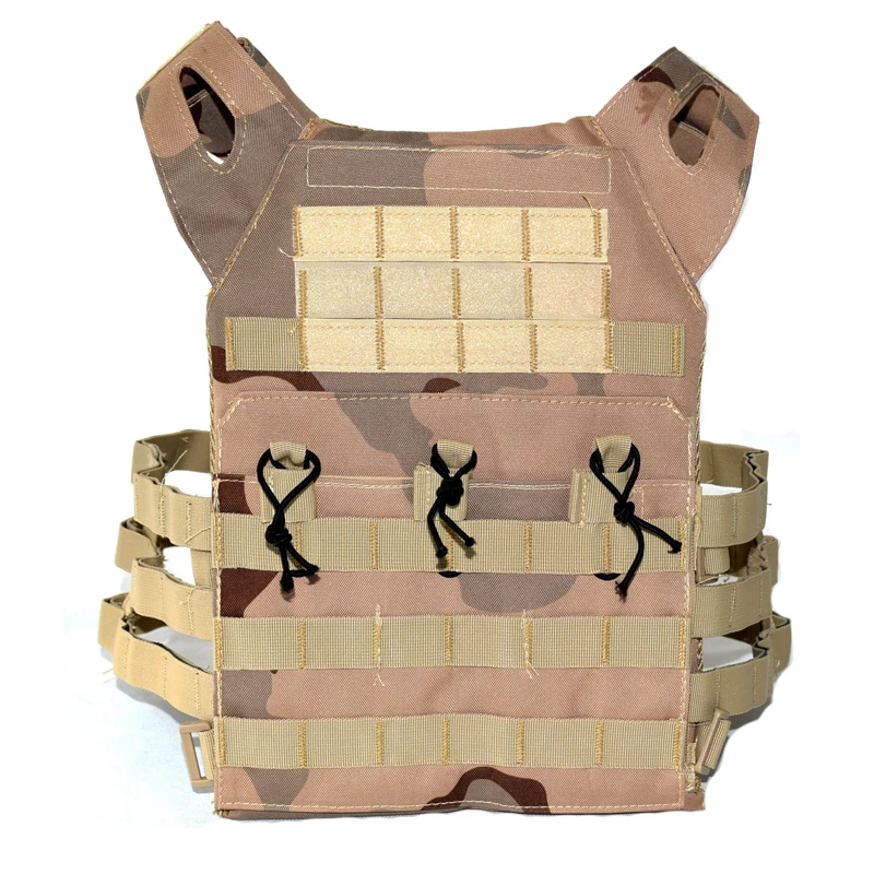 Chaleco táctico portaplacas MOLLE simple – Caza y airsoft - imagen 4