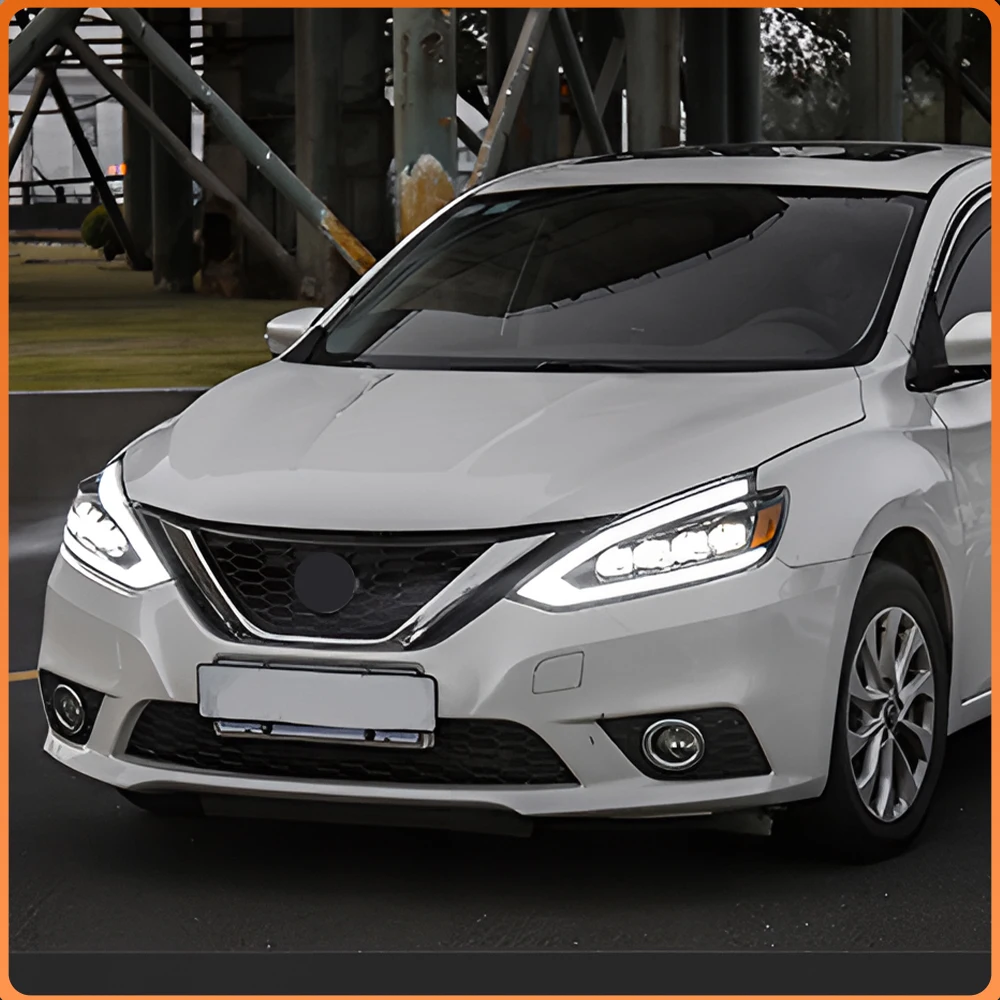 

For 2016-2019 Nissan Sylphy Lens Projector Auto Headlight Assembly LED DRL High Low Beam Plug Play Car Front lamps Accessories