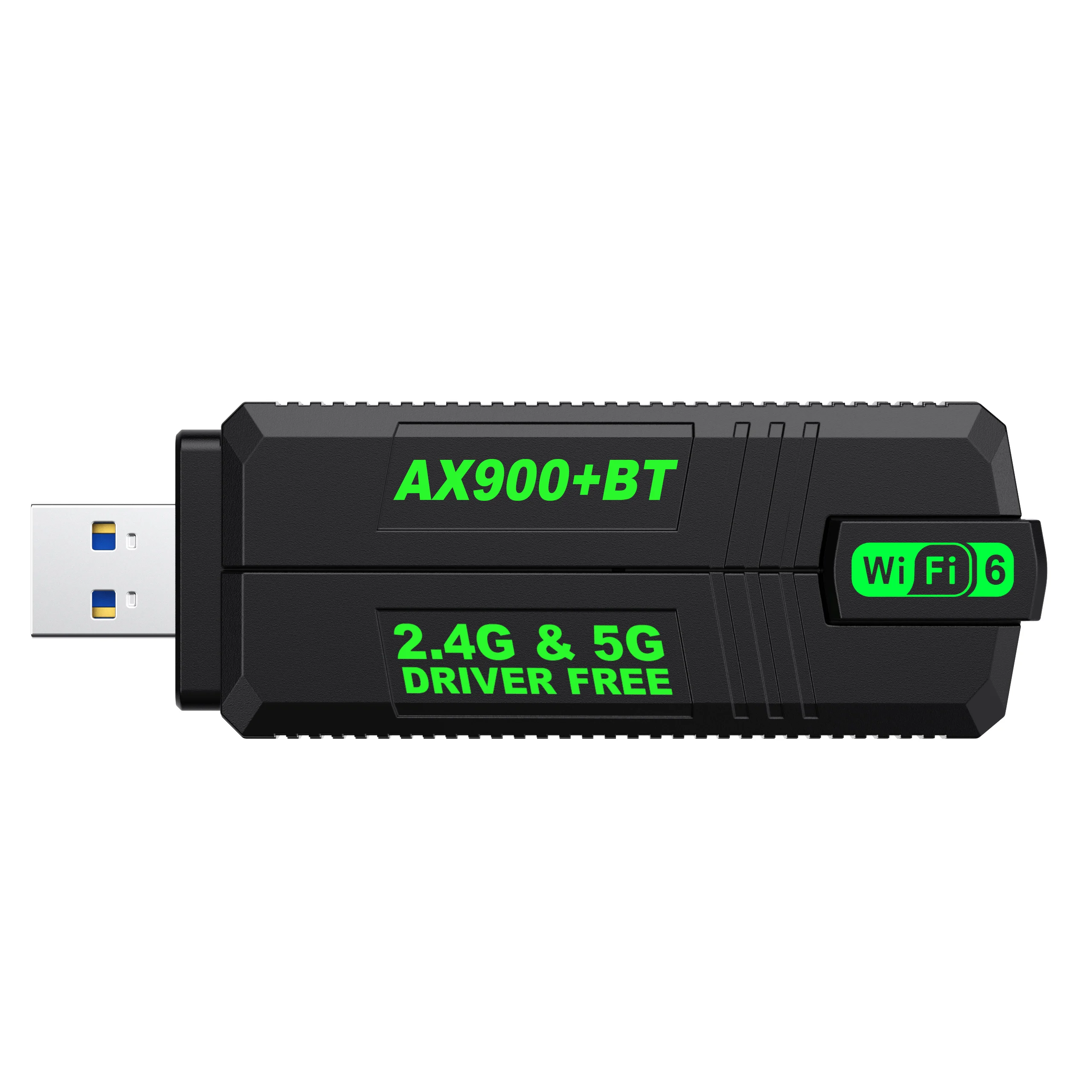 Adattatore WiFi USB WiFi Adattatore USB Bluetooth 5.4 Scheda di rete Wi Fi 900Mbps Dual Band 2.4G 5G Ricevitore dongle USB per PC desktop