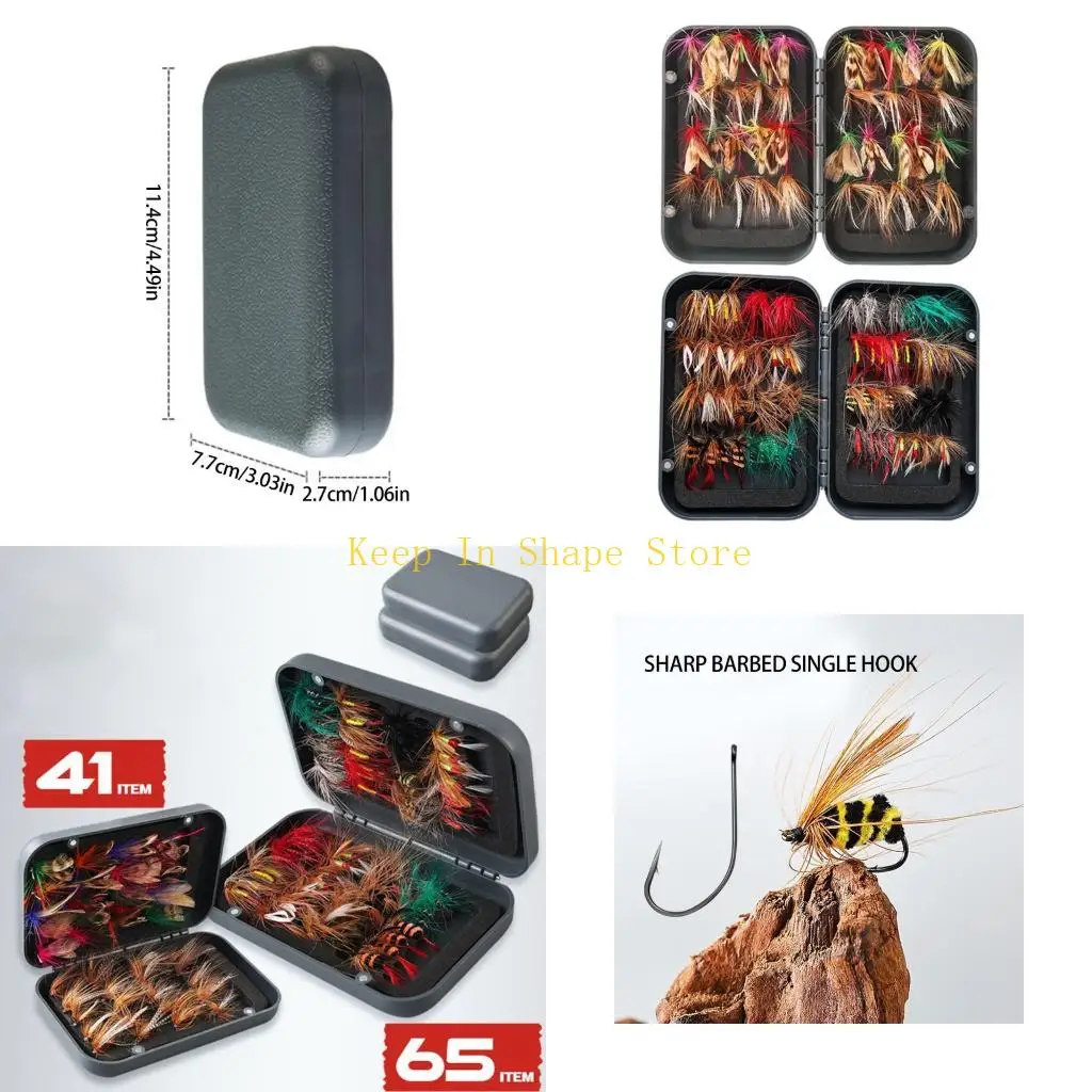 U1JC Fly Fishing Fly Topwater Baits Light Weight Artificial Butterfly Fishing Baits Insect Fly Fly Fishing Lures Enduring