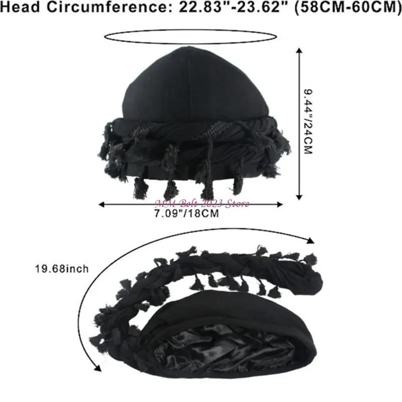 قبعة جمجمة 49ME قابلة للتنفس مع قبعات مجدول ماصة للرطوبة للأنشطة الخارجية #6