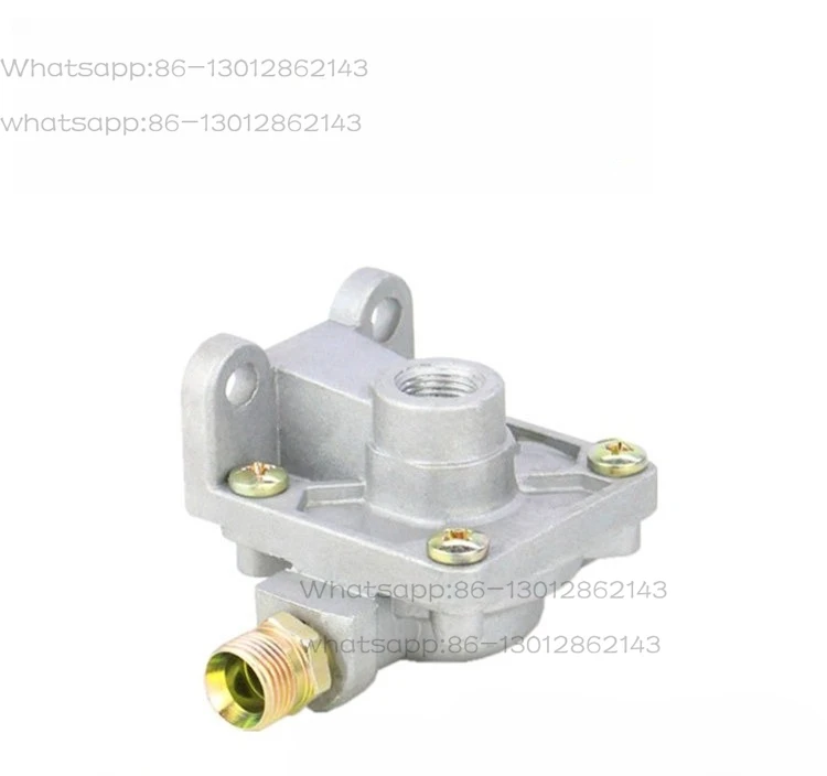 Agricultural vehicle air brake tricycle air brake brake valve three-hole quick release valve air separation valve