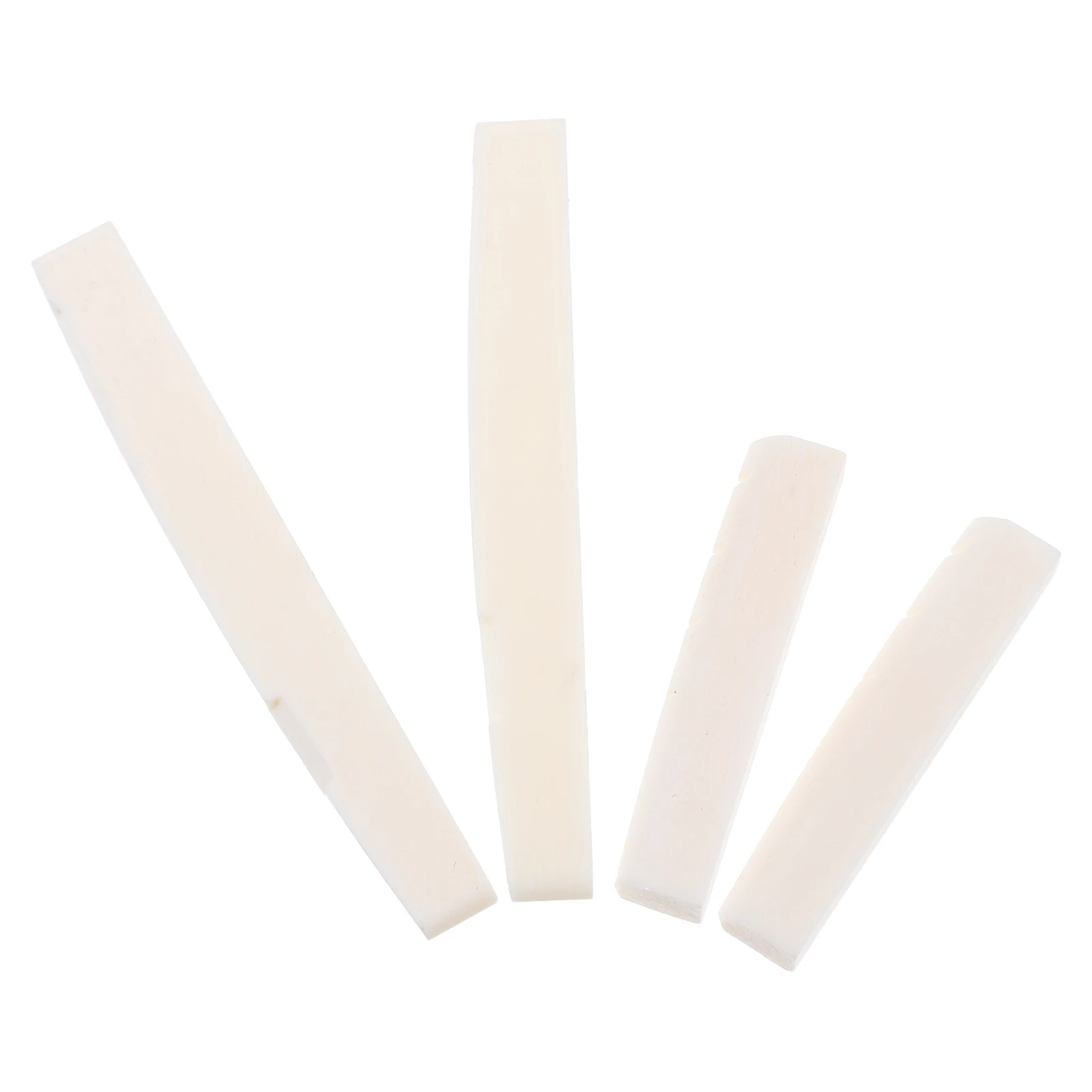 

2 Sets Guitar Pillow Acoustic Saddle Nut Cow Bone Upper and Lower Pillows Replacement Parts