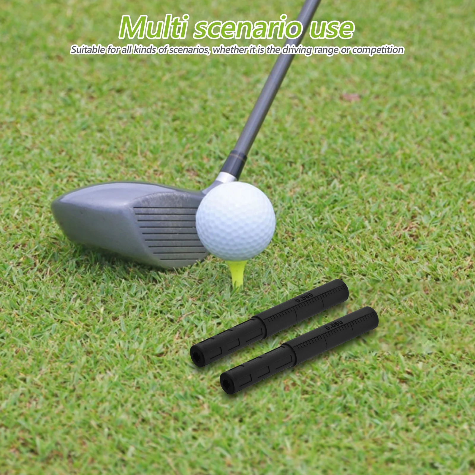

4 Pcs Golf Clubs Shaft Kit Length Extension Stuff Extensions Black Accessories Extender