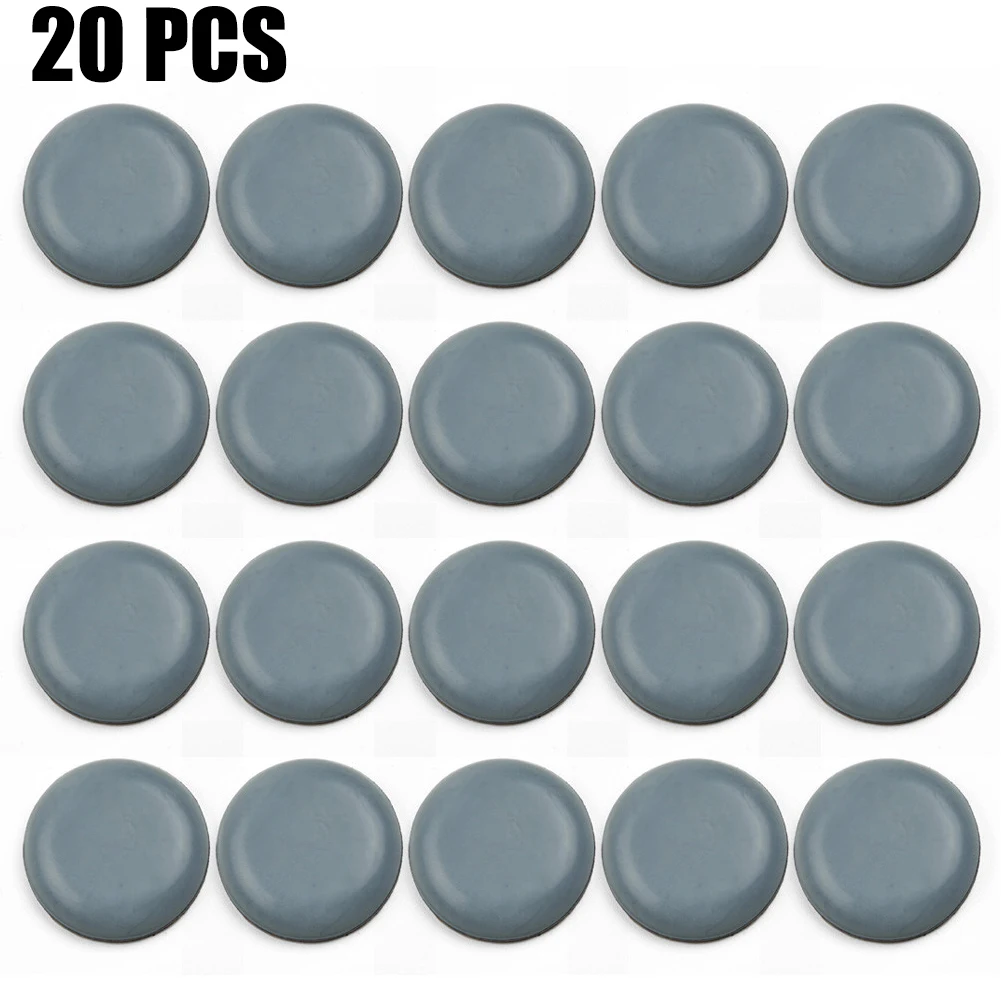 8/20 Pcs Furniture Legs Pads Sliders Self-Adhesive Moving Glides Mover Pads For Tables Sofas Chair Round Or Square Rubber Feet