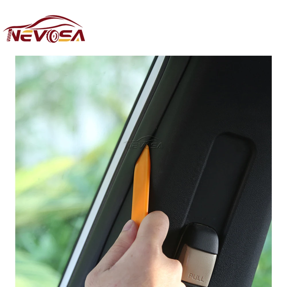 NEVOSA Car Switch Audio Disassembly Tool Plastic Pry Bar Door Panel Disassembly Pry Panel Interior Clip Rocker Crowbar