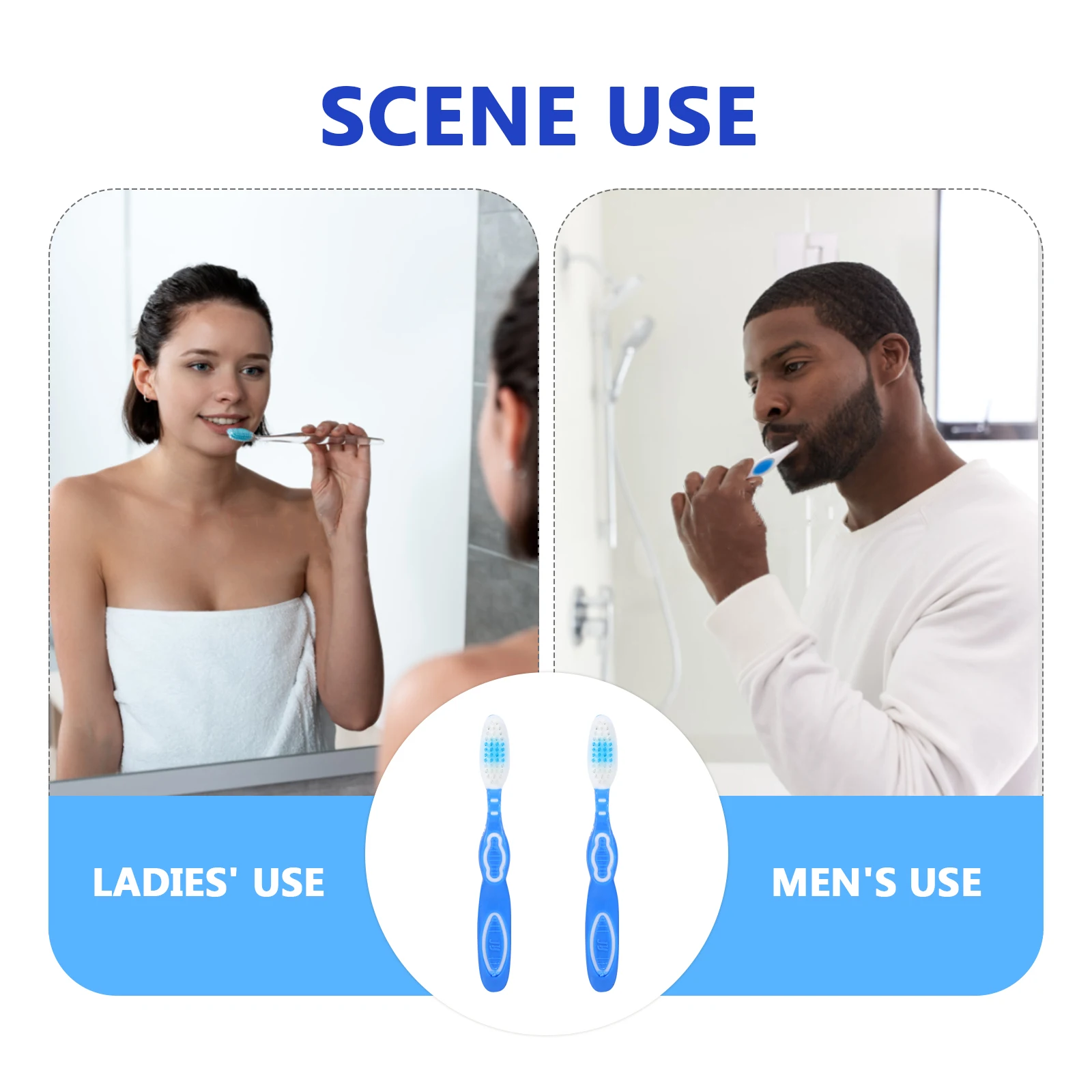 

10Pcs Small Prison Toothbrush Short Handle Portable Compact Cleaning Tools for Prison Use Mini Toothbrush