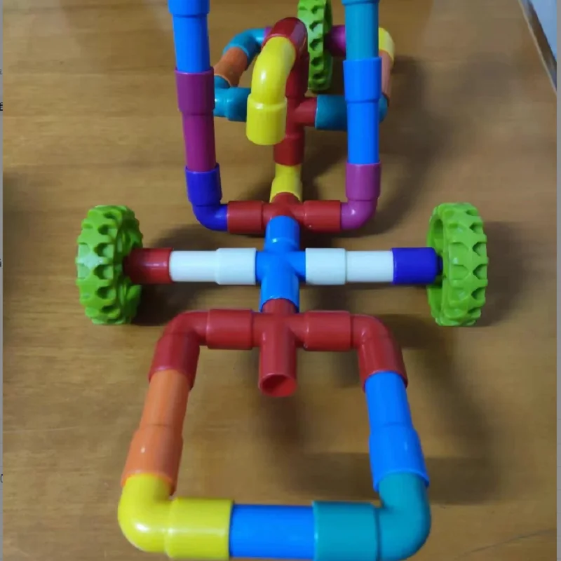 

302 Pcs/Lot DIY Mini Water Pipe Building Block Toys Intelligence Creativity Training Montessori Education Toy Gifts