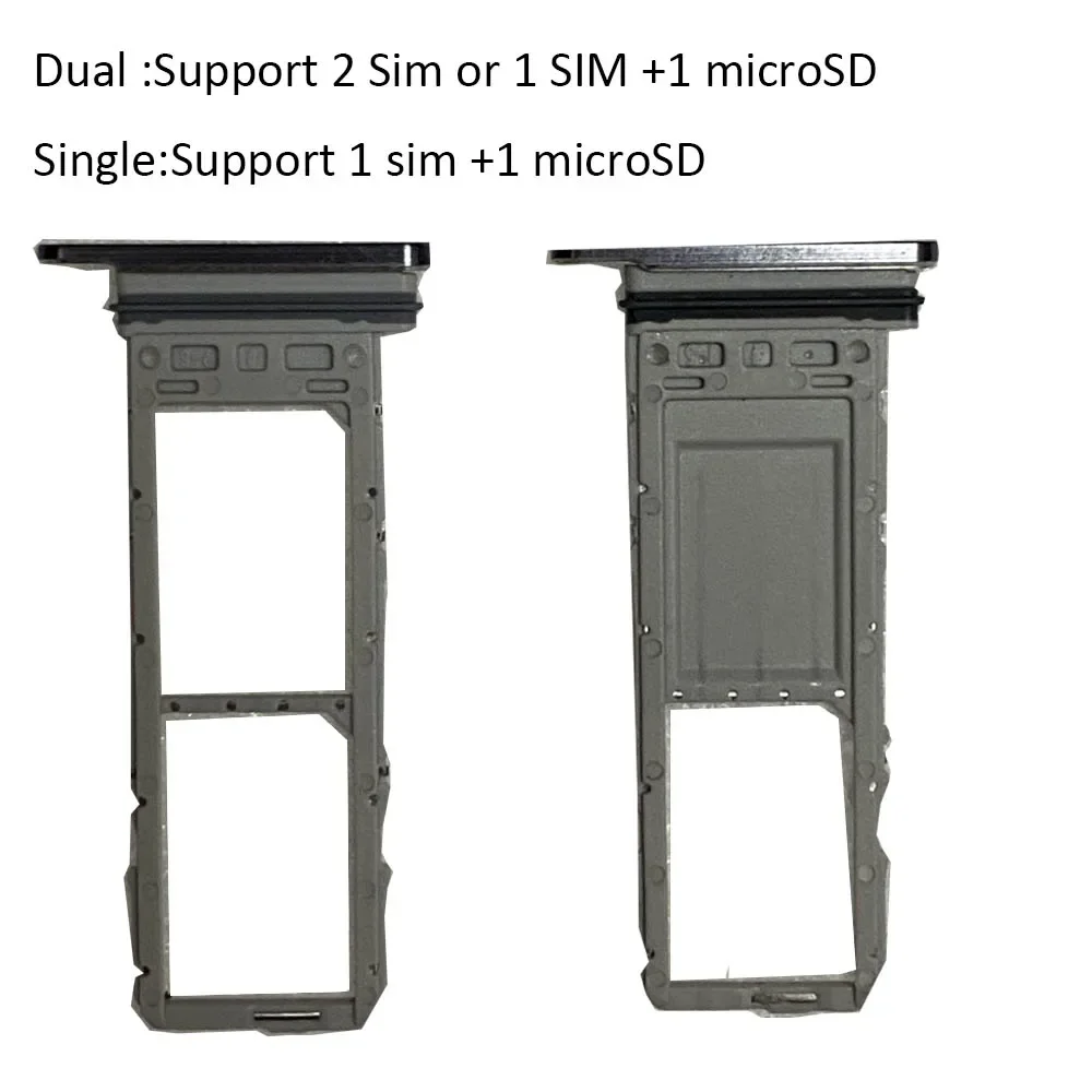 Dual Single Sim Card Tray For Samsung Galaxy Note 20 5G N980 N981 N980F/DS SIM Card Tray Slot Holder Replacement Part