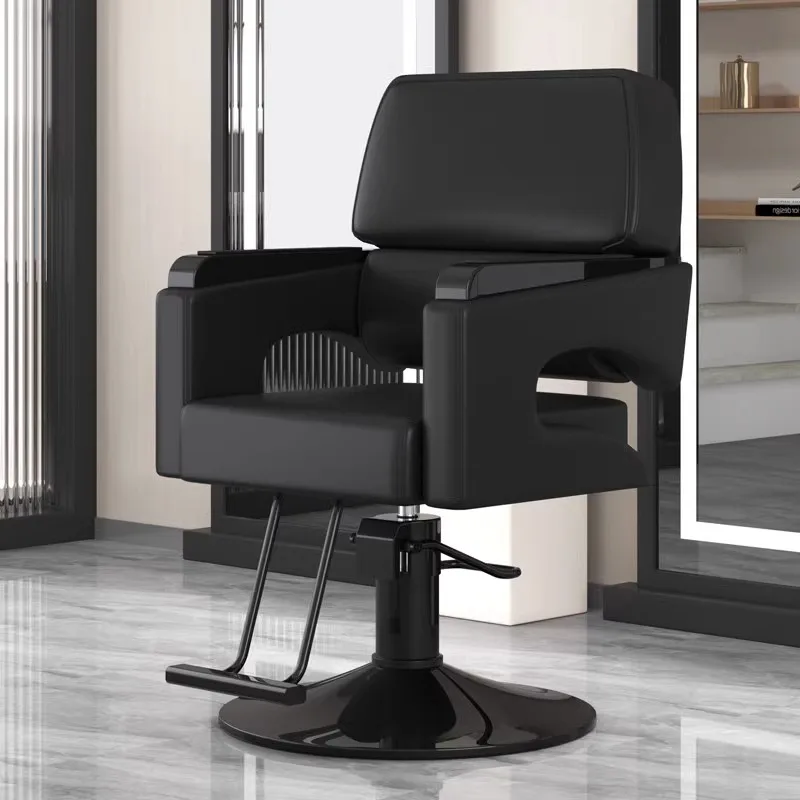 

Stools Hair Special Barber Chair Lifting Down Cutting Beauty Barber Chair Wheel Fashion Perm Seat Chaise Hair Salon Furniture