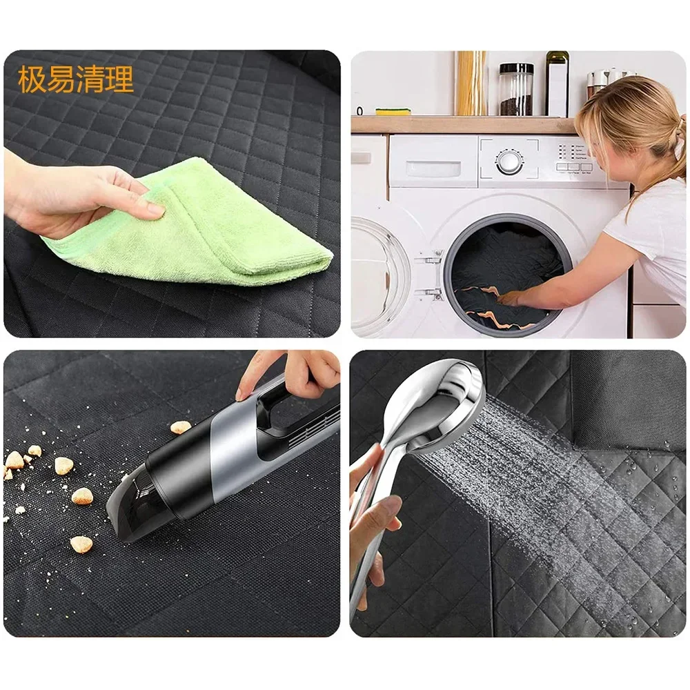 Dog Car Seat Cover Waterproof Pet Travel Dog Carrier Hammock Car Rear Back Seat Protector Mat Safety Carrier for Dogs Safety Pad