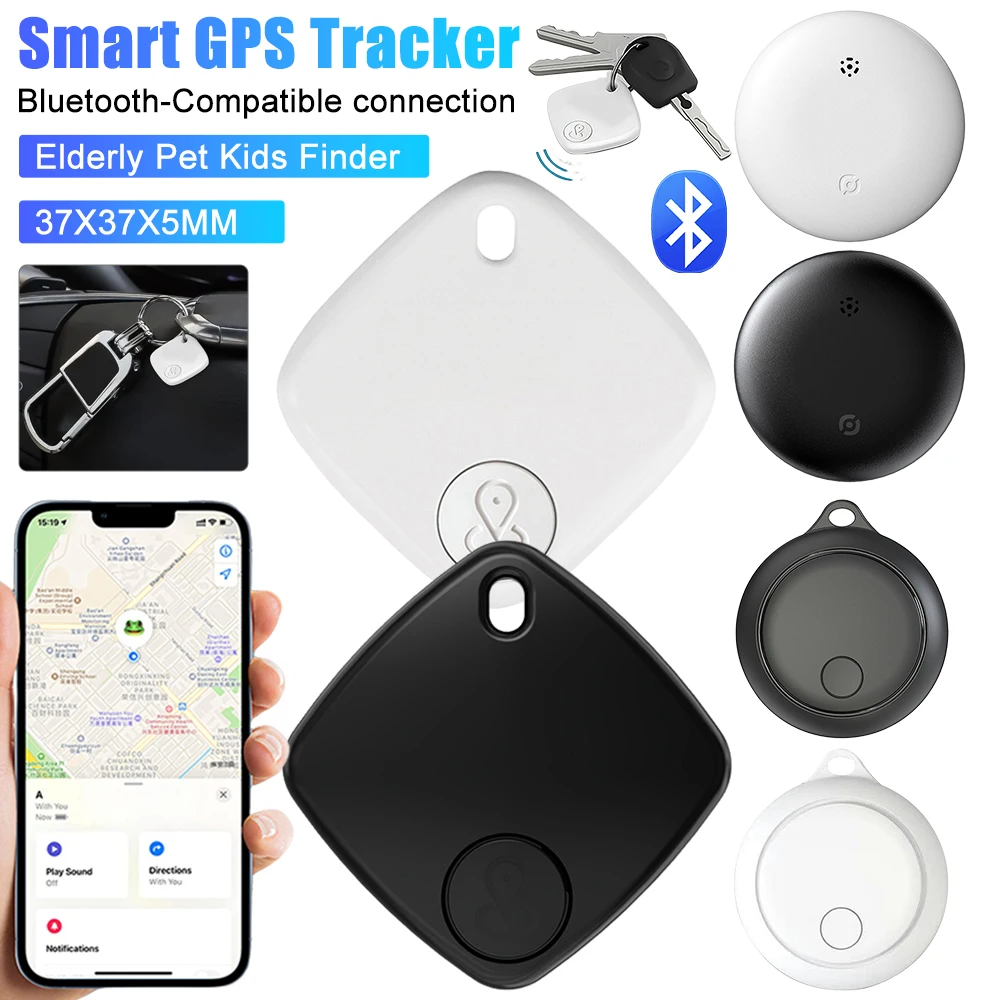 Mini GPS Tracker Global Positioning Anti-lost Key Finder Locator Long Distance Intelligent Tracker Pet Elder Bluetooth Trackers