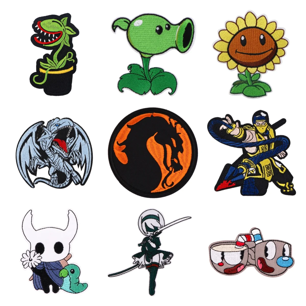 

Game Character Embroidery Patch Iron On Patches For Clothing Thermoadhesive Patches For Jackets Sewing DIY Sticker