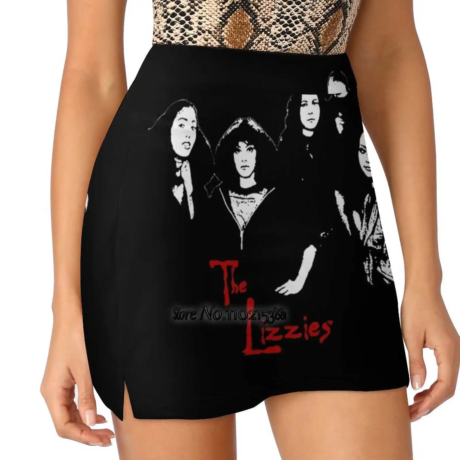 

The Lizzies Fake Two-Piece Hakama Skirt Women Pencil Skirts Workout Sports Mini Skirt The Warriors The Lizzies Gangs Movies