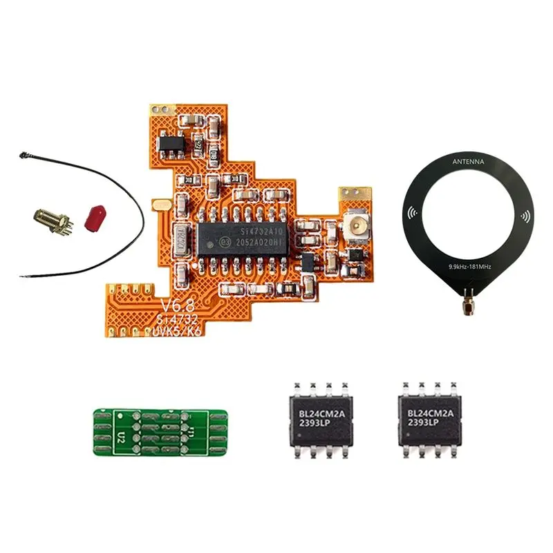

Модуль HHTL SI4732 V6.8 FPC + чип 2X 512 КБ + петлевая антенна Forquansheng UVK5 K6, коротковолновый полнодиапазонный/однократный приемопередача